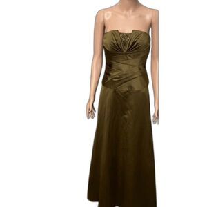 strapless open back dress Aire